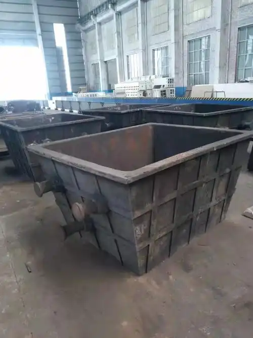 Steelmaking waste slag tank